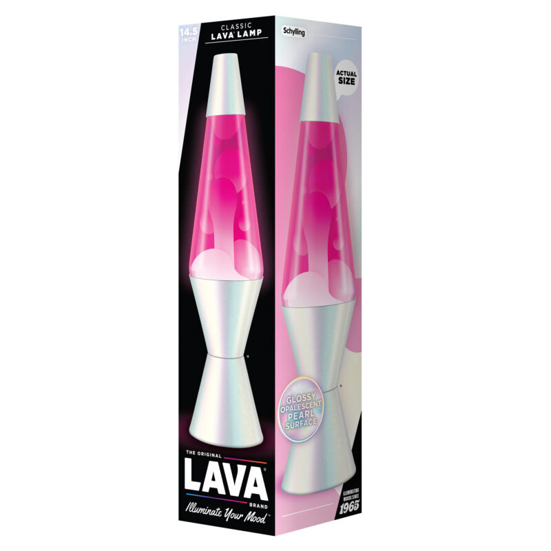 14.5″ Lava Lamp Opalescent Pearl - US 1385