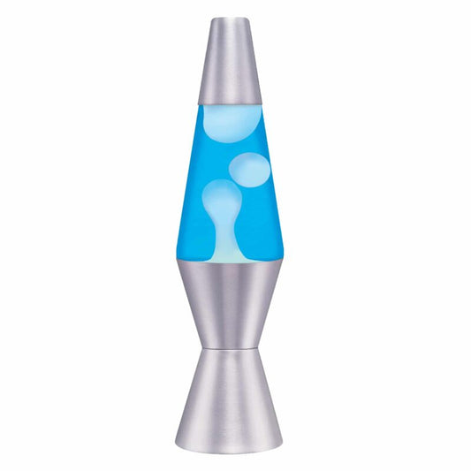 11.5″ LAVA Lamp – White/Blue/Silver - US 7594