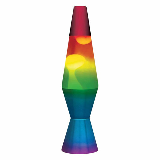 11.5″ LAVA Lamp Rainbow – White/Tricolor - US 5967