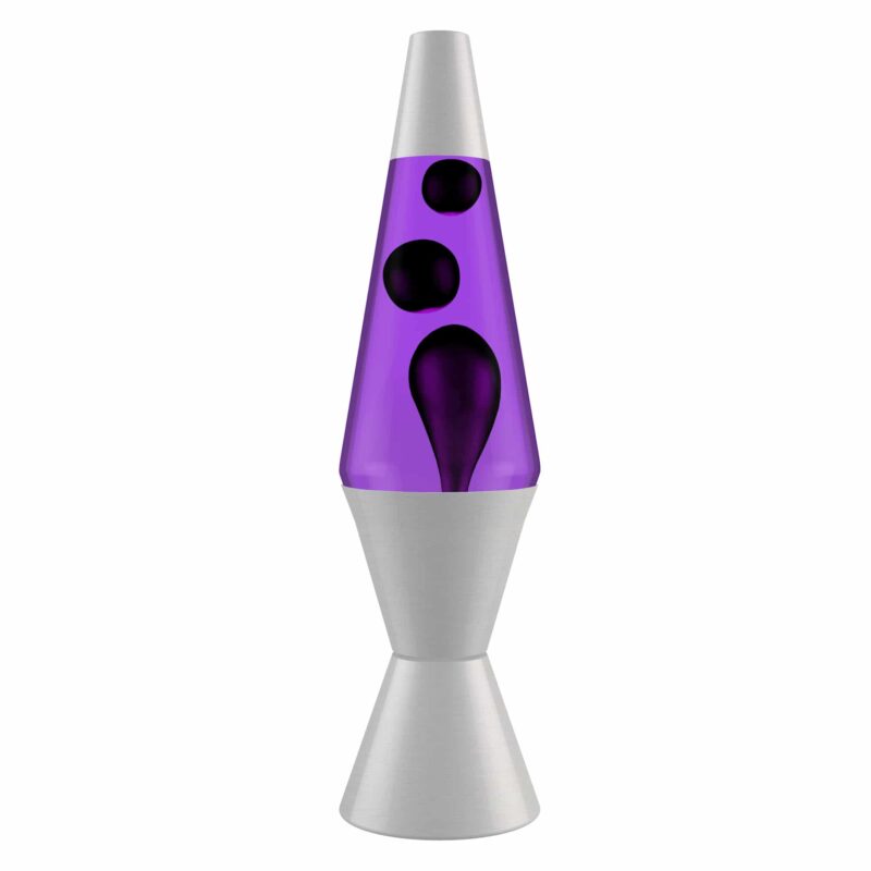 14.5’’ LAVA Lamp – Black &amp; Purple - US 6156