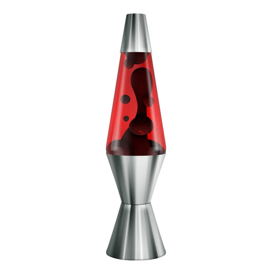 14.5″ Lava Lamp Chrome Plated Crimson - US 7767