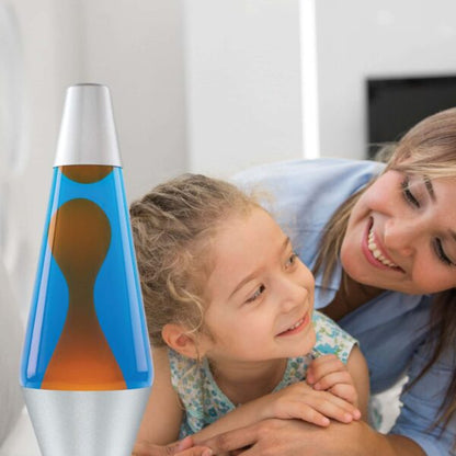 14.5” LAVA Lamp – Orange/Blue/Silver - US 2201