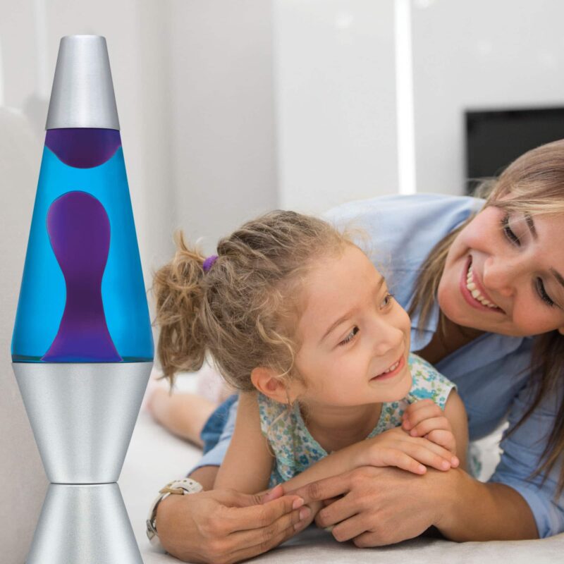 14.5″ LAVA Lamp – Purple/Blue/Silver - US 5612