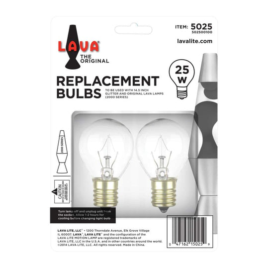 25W LAVA Lamp Light Bulb W/Tray - US 9464
