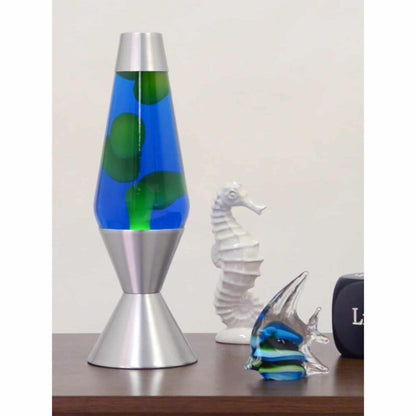 16.3″ LAVA Lamp – Yellow/Blue/Silver - US 5098
