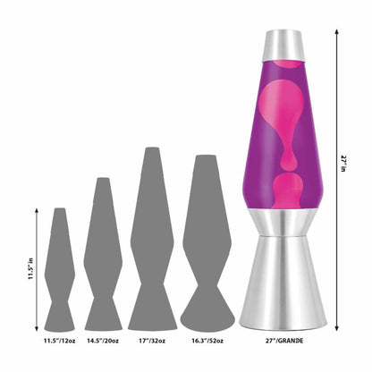 27″ LAVA Lamp Grande – Pink/Purple/Silver - US 9807
