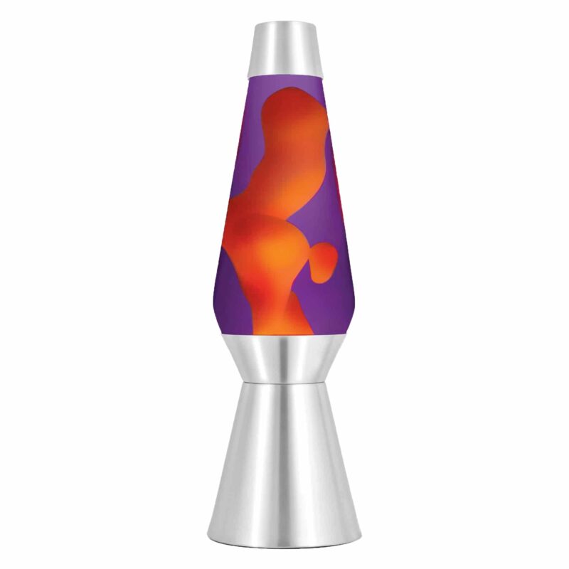 27″ LAVA Lamp Grande – Yellow/Purple/Silver - US 9119