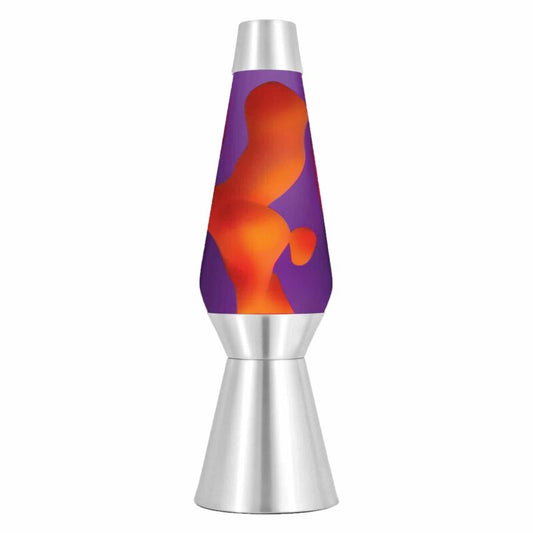27″ LAVA Lamp Grande – Yellow/Purple/Silver - US 9119