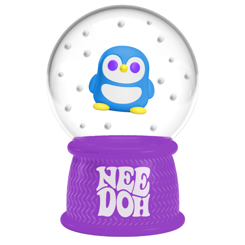 NeeDoh Squish N Flow Snow Globe - US 3086