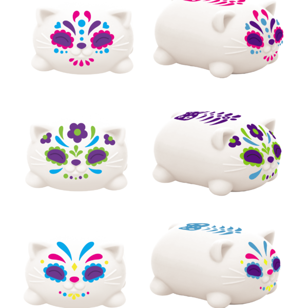 NeeDoh Sugar Skull Cats - US 1959