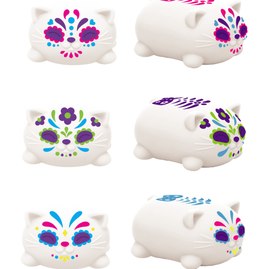 NeeDoh Sugar Skull Cats - US 1959
